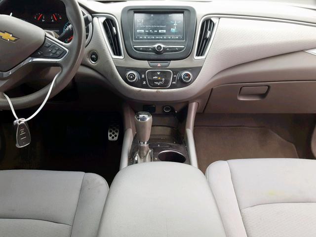 1G1ZB5STXGF177967 - 2016 CHEVROLET MALIBU LS SILVER photo 9