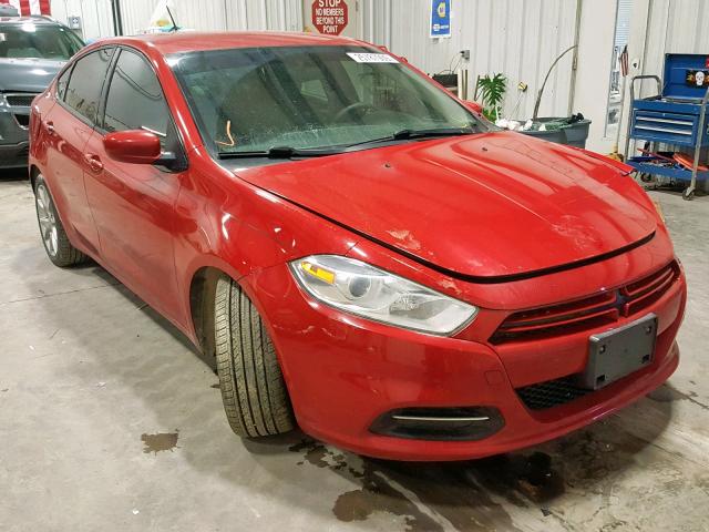 1C3CDFBA8DD170765 - 2013 DODGE DART SXT RED photo 1