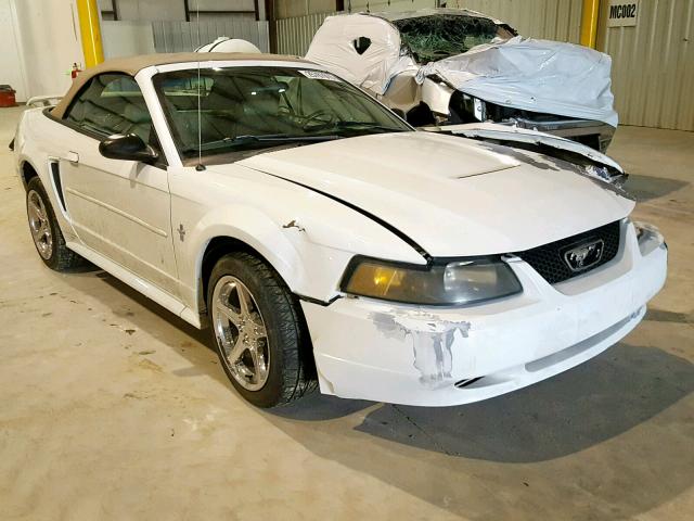 1FAFP44473F398146 - 2003 FORD MUSTANG WHITE photo 1