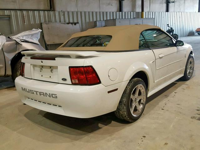 1FAFP44473F398146 - 2003 FORD MUSTANG WHITE photo 4