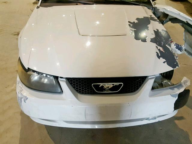1FAFP44473F398146 - 2003 FORD MUSTANG WHITE photo 7