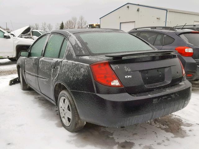 1G8AJ55F37Z179601 - 2007 SATURN ION LEVEL BLACK photo 3