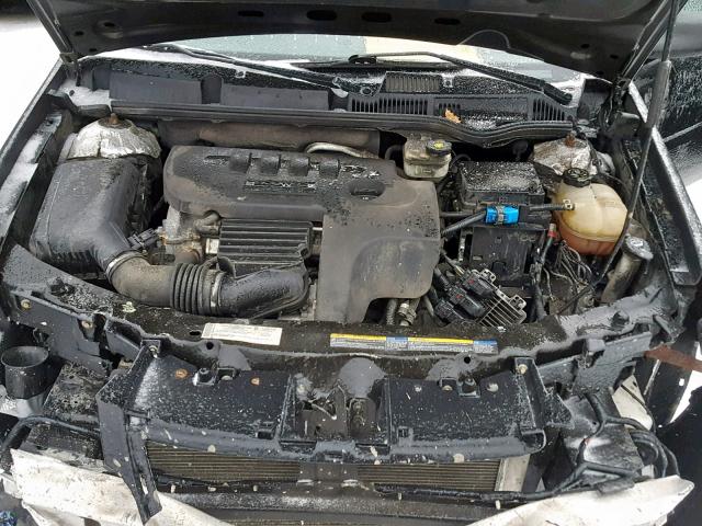 1G8AJ55F37Z179601 - 2007 SATURN ION LEVEL BLACK photo 7