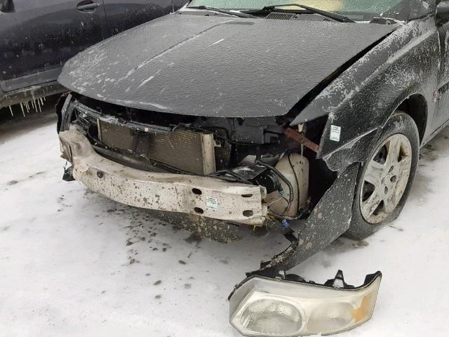 1G8AJ55F37Z179601 - 2007 SATURN ION LEVEL BLACK photo 9