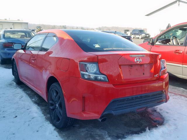 JTKJF5C72E3076097 - 2014 TOYOTA SCION TC 红色 照片 3