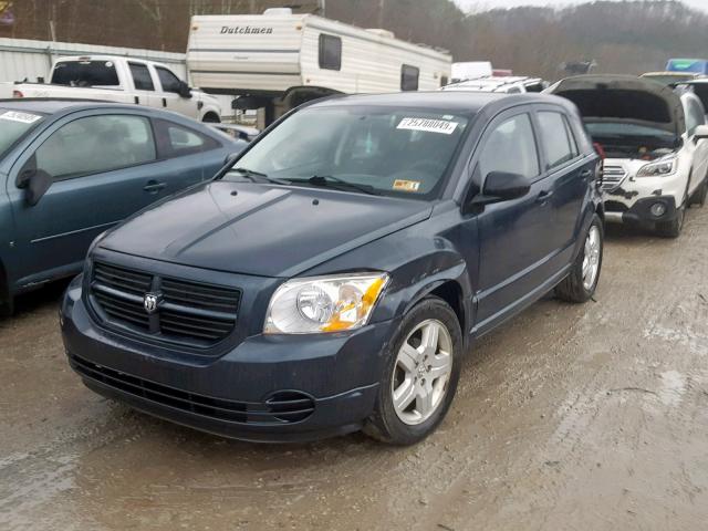 1B3HB28B88D704743 - 2008 DODGE CALIBER BLUE photo 2