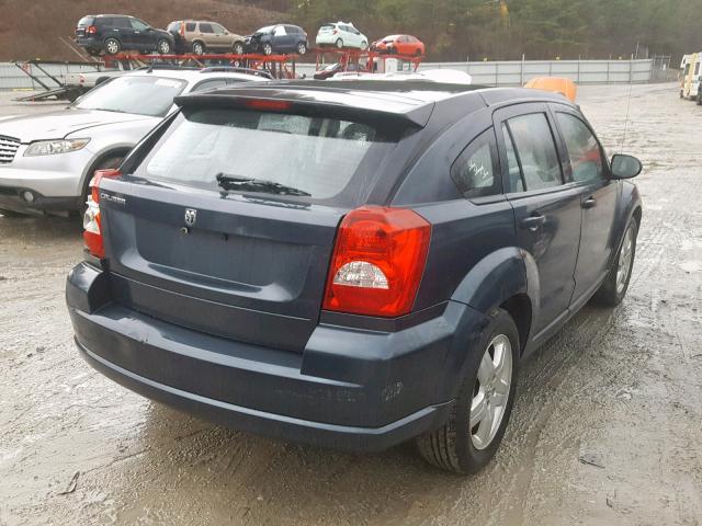 1B3HB28B88D704743 - 2008 DODGE CALIBER BLUE photo 4