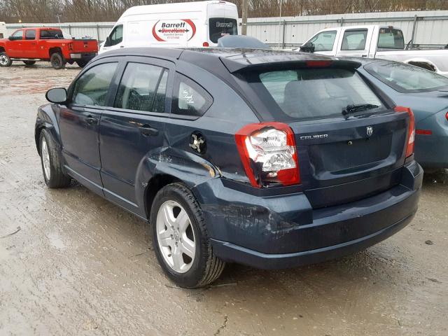 1B3HB28B88D704743 - 2008 DODGE CALIBER BLUE photo 9