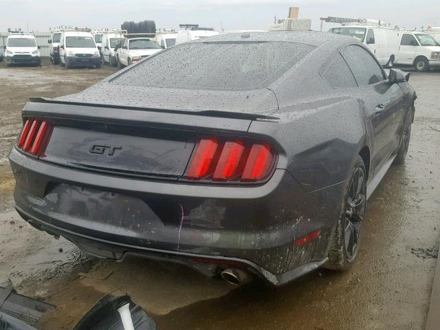 1FA6P8CF1H5320033 - 2017 FORD MUSTANG GT GRAY photo 4