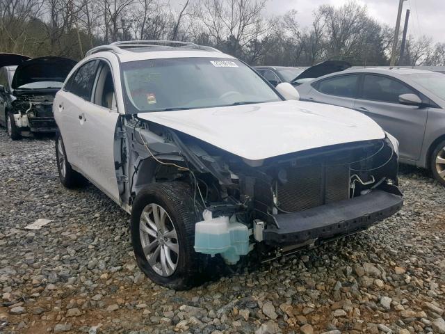 JN8CS1MU2EM450134 - 2014 INFINITI QX70 WHITE photo 1