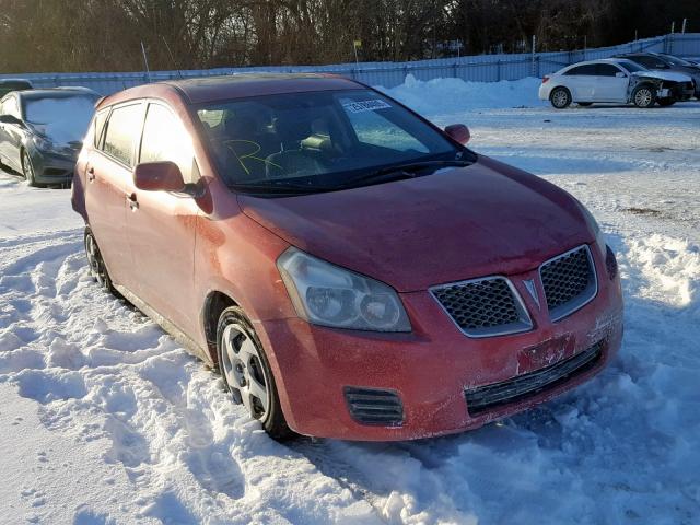 5Y2SL67809Z463361 - 2009 PONTIAC VIBE RED photo 1