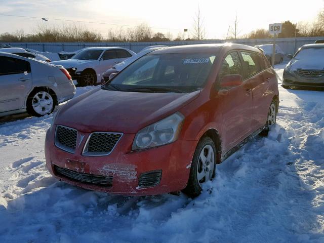 5Y2SL67809Z463361 - 2009 PONTIAC VIBE RED photo 2