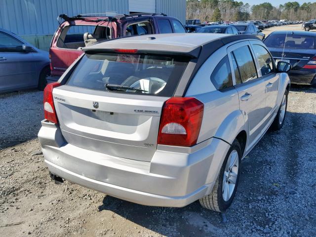 1B3CB4HA3AD558917 - 2010 DODGE CALIBER SX SILVER photo 4