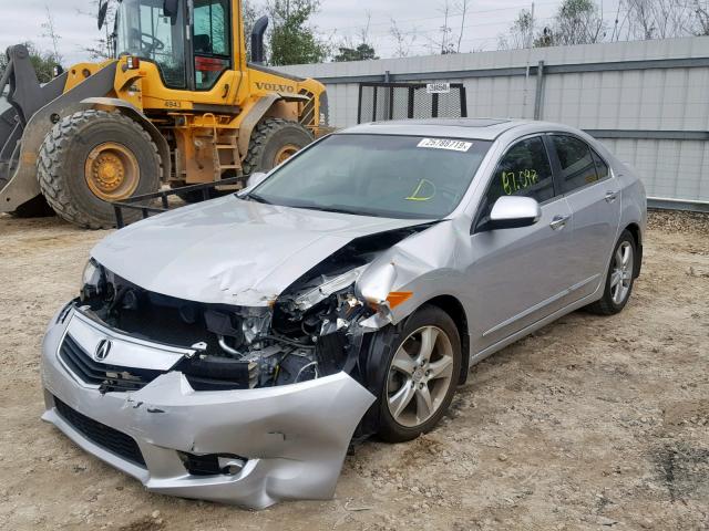JH4CU2F65DC001396 - 2013 ACURA TSX TECH SILVER photo 2