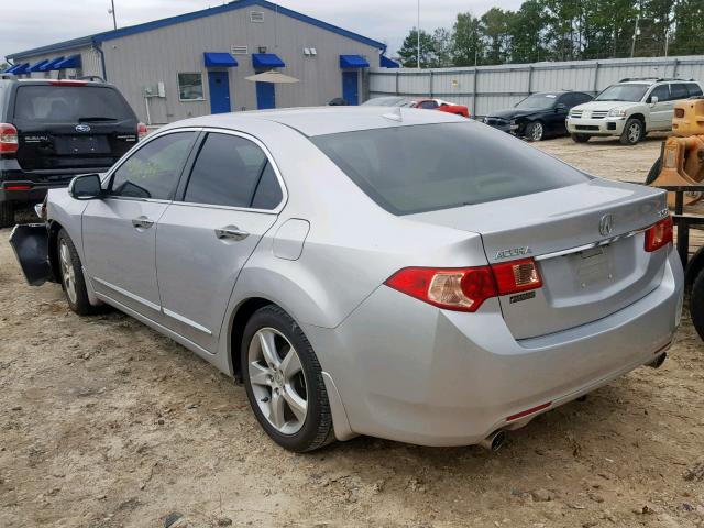 JH4CU2F65DC001396 - 2013 ACURA TSX TECH SILVER photo 3