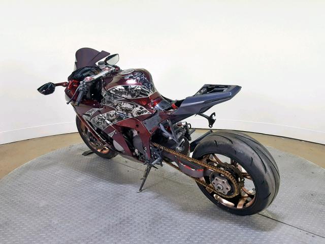 JKAZXCJ16BA003391 - 2011 KAWASAKI ZX1000 J MAROON photo 6