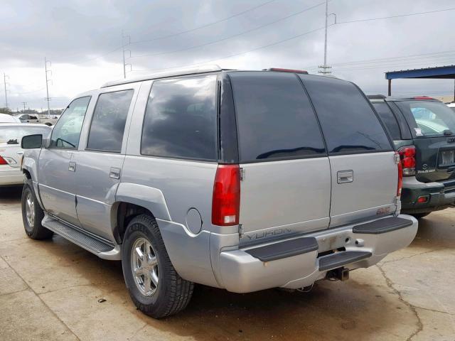 1GKEK13R4XR914973 - 1999 GMC DENALI SILVER photo 3