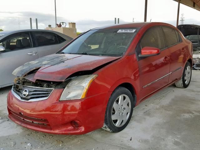 3N1AB6AP0BL664305 - 2011 NISSAN SENTRA 2.0 RED photo 2