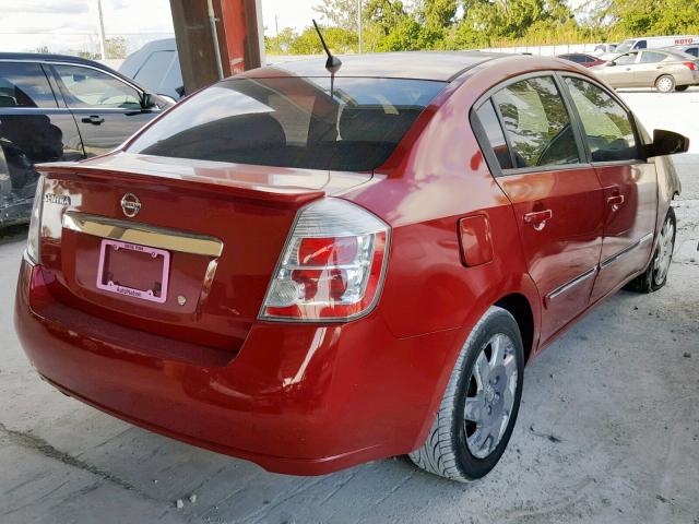 3N1AB6AP0BL664305 - 2011 NISSAN SENTRA 2.0 RED photo 4