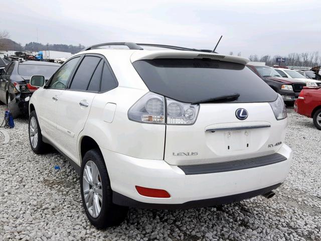 JTJHW31U982069741 - 2008 LEXUS RX 400H BEIGE photo 3