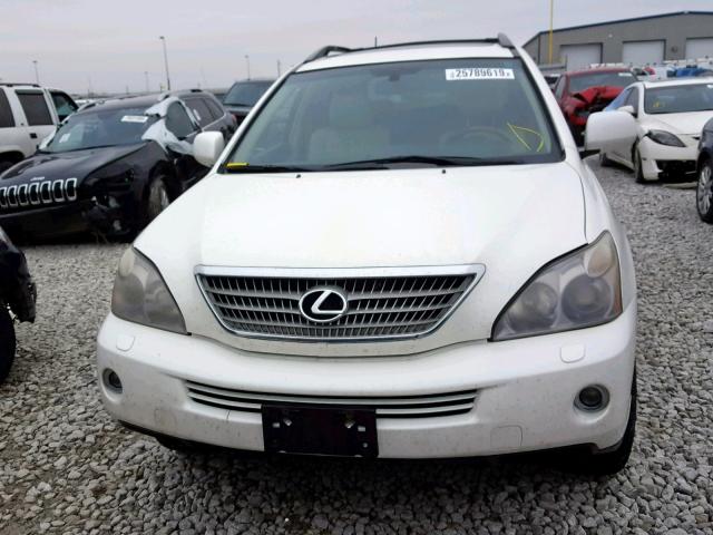 JTJHW31U982069741 - 2008 LEXUS RX 400H BEIGE photo 9