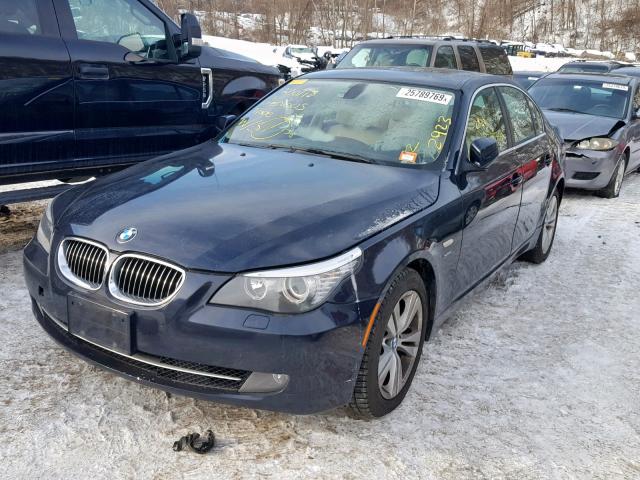 WBANV1C57AC444624 - 2010 BMW 528 XI BLUE photo 2