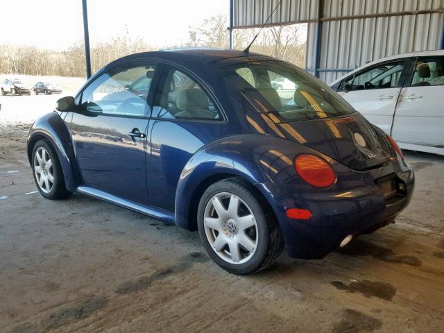 3VWDD21C73M433808 - 2003 VOLKSWAGEN NEW BEETLE 蓝色 照片 3