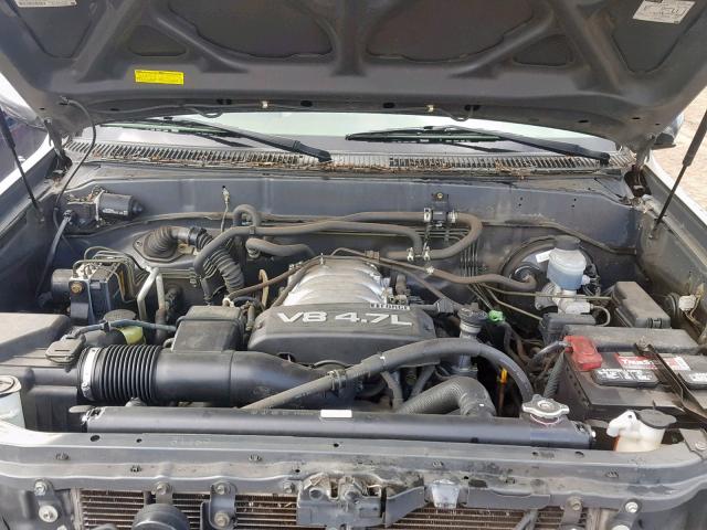 5TDBT48A13S195838 - 2003 TOYOTA SEQUOIA LI GRAY photo 7