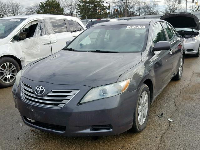 4T1BB46K78U061817 - 2008 TOYOTA CAMRY HYBR GRAY photo 2