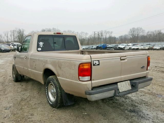 1FTYR10U8WUC22921 - 1998 FORD RANGER BEIGE photo 3