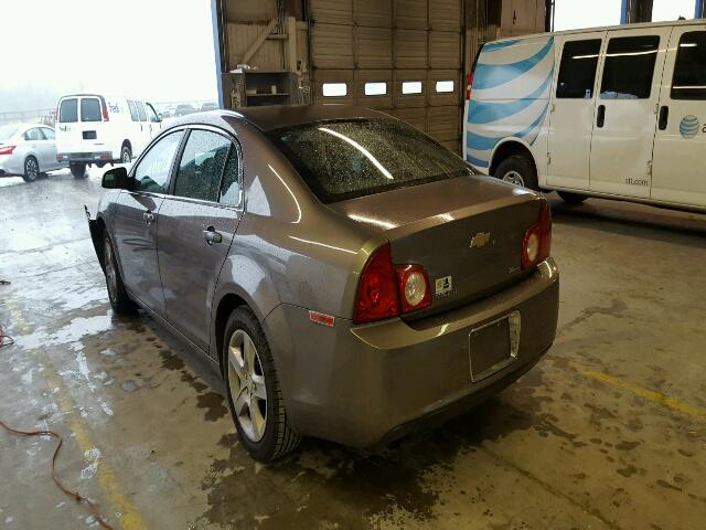 1G1ZA5E09AF191032 - 2010 CHEVROLET MALIBU LS 棕色 照片 3