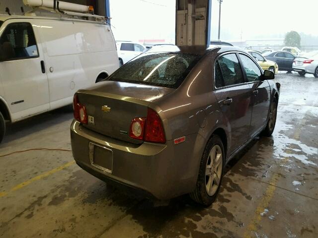 1G1ZA5E09AF191032 - 2010 CHEVROLET MALIBU LS 棕色 照片 4