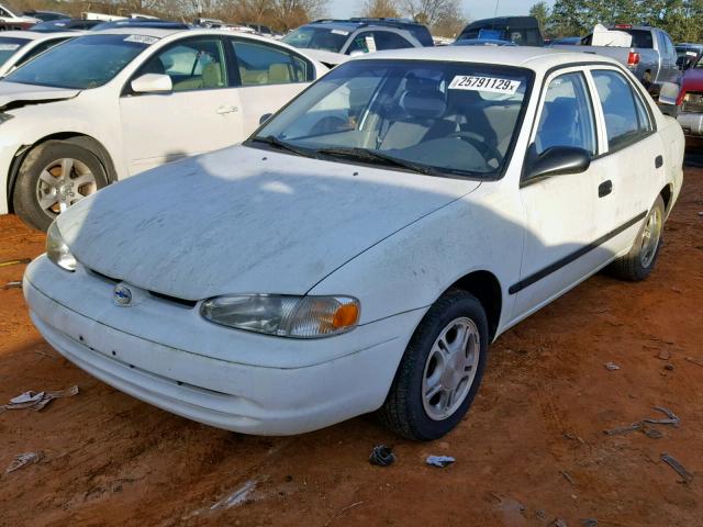 1Y1SK528X2Z423164 - 2002 CHEVROLET GEO PRIZM WHITE photo 2