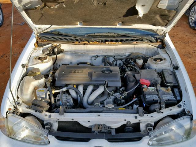 1Y1SK528X2Z423164 - 2002 CHEVROLET GEO PRIZM WHITE photo 7