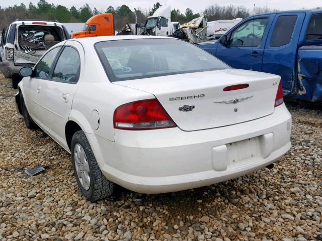 1C3EL46XX4N208313 - 2004 CHRYSLER SEBRING LX WHITE photo 3