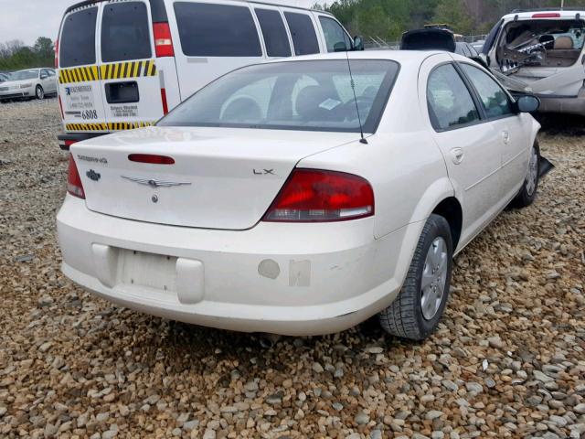 1C3EL46XX4N208313 - 2004 CHRYSLER SEBRING LX WHITE photo 4