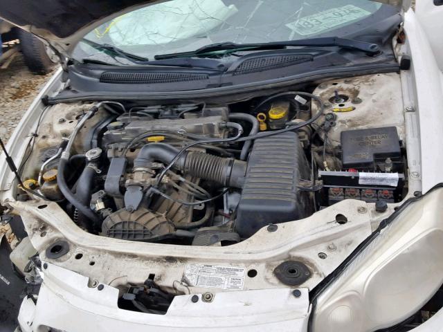 1C3EL46XX4N208313 - 2004 CHRYSLER SEBRING LX WHITE photo 7