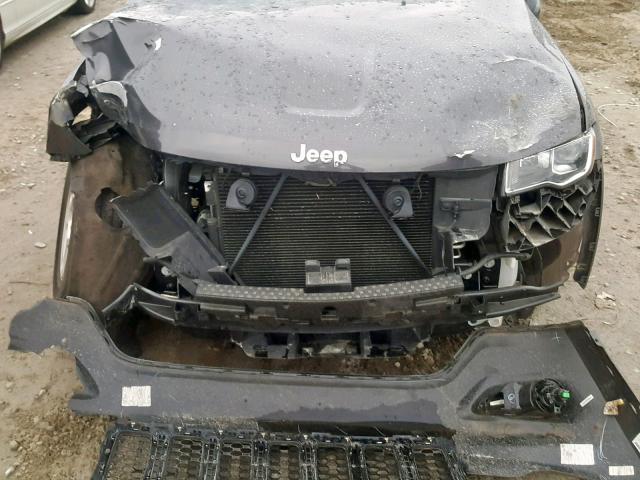 1C4RJEAG7HC664111 - 2017 JEEP GRAND CHER GRAY photo 7