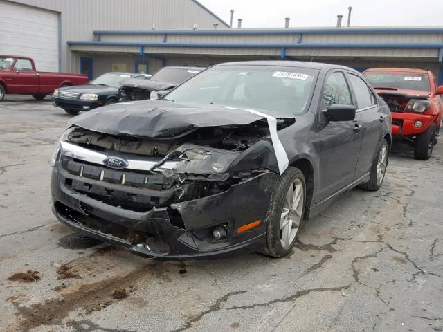 3FAHP0KC6AR232194 - 2010 FORD FUSION SPO BLACK photo 2