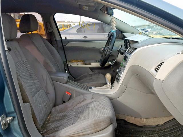1G1ZG57BX9F213287 - 2009 CHEVROLET MALIBU LS ლურჯი ფოტო 5