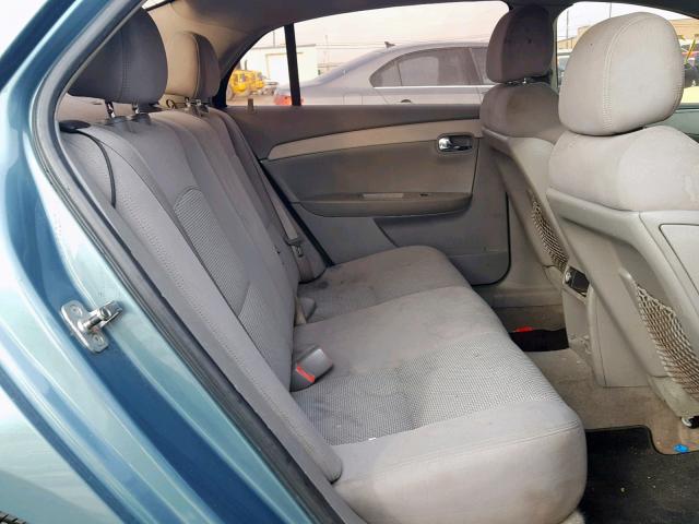 1G1ZG57BX9F213287 - 2009 CHEVROLET MALIBU LS ლურჯი ფოტო 6