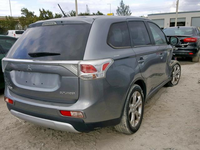 JA4AD3A31FZ000977 - 2015 MITSUBISHI OUTLANDER GRAY photo 4