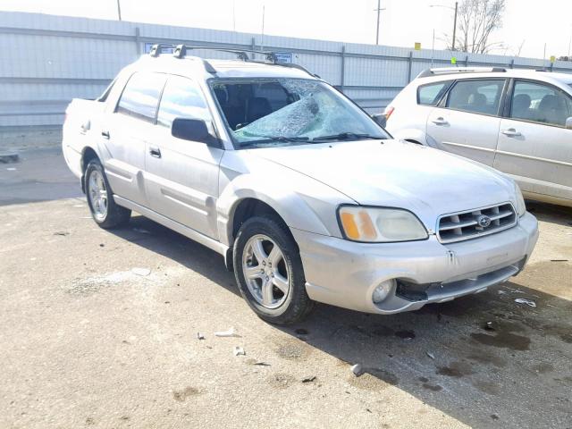 4S4BT62C257104963 - 2005 SUBARU BAJA SPORT SILVER photo 1