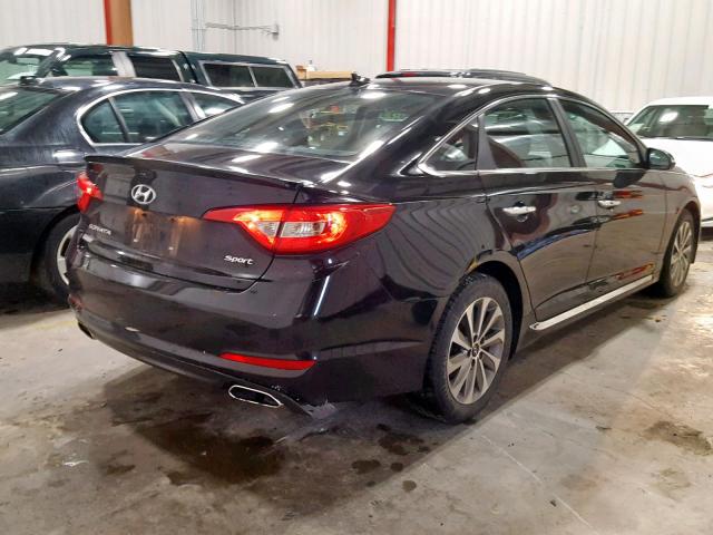 5NPE34AF5FH097540 - 2015 HYUNDAI SONATA SPO BLACK photo 4