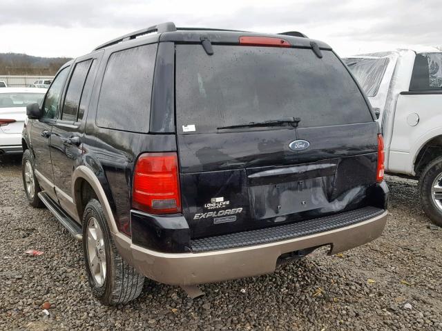 1FMZU64KX3UB62589 - 2003 FORD EXPLORER E BLACK photo 3