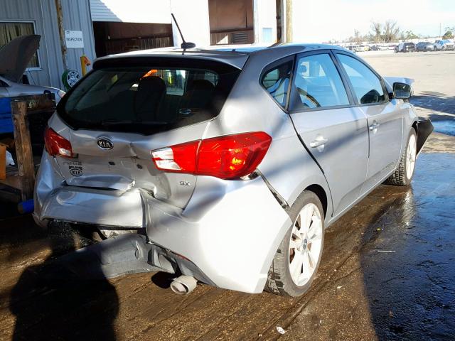 KNAFW5A32C5489505 - 2012 KIA FORTE SX SILVER photo 4