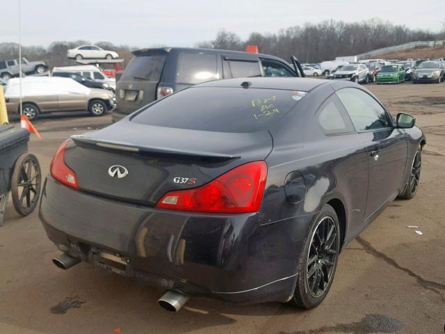 JNKCV64E58M126428 - 2008 INFINITI G37 BASE BLACK photo 4