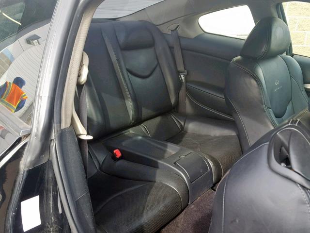 JNKCV64E58M126428 - 2008 INFINITI G37 BASE BLACK photo 6