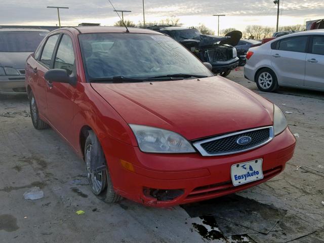 1FAFP34N77W289131 - 2007 FORD FOCUS ZX4 RED photo 1