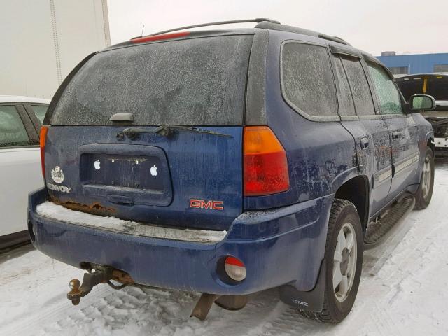 1GKDT13S322162261 - 2002 GMC ENVOY BLUE photo 4